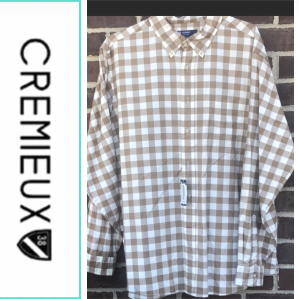NWT Daniel Cremieux collection khaki color 100% cotton
